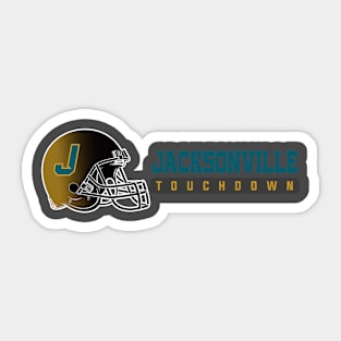 Jacksonville Football Team Sticker